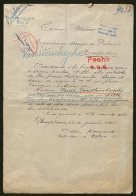 Expediente de madame veuve Vanstemberghe y madame Paul Vanstemberghe