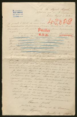 Expediente de Barthélemy Eugène Fortuné Dubourg