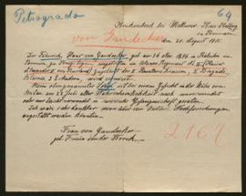 Expediente de Hans von Gandecker