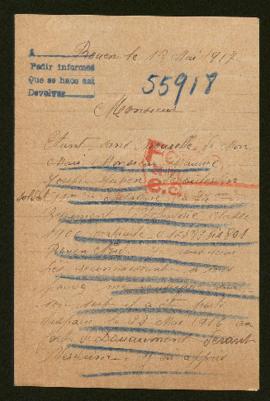 Expediente de Maurice Joseph Julien Schouterden