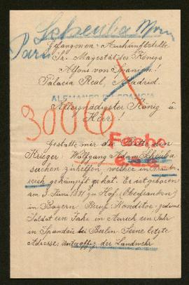 Expediente de Wolfgang Adam Scheuba