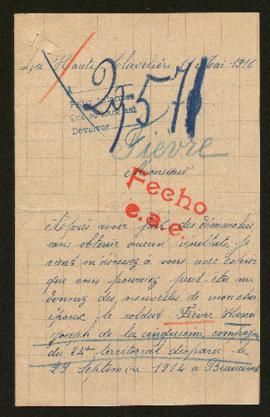 Expediente de Henri Fiévre