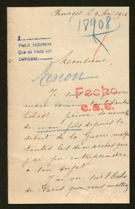 Expediente de Henri Renou
