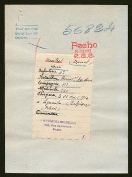 Expediente de Henri Montret