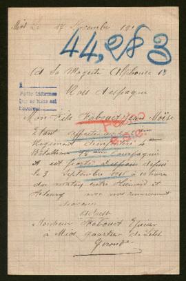 Expediente de Jean Moïse Fabouet