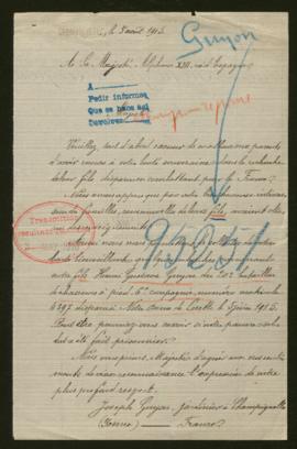 Expediente de Henri Gustave Guyon