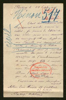 Expediente de la familia Hénon