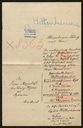 Expediente de Otto August Hettenhausen
