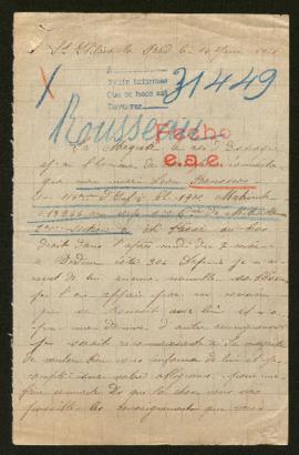 Expediente de Léon Rousseau