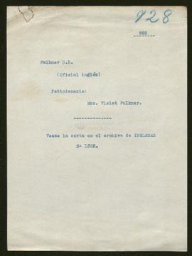 Expediente de B. B. Falkner