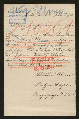 Expediente de Julius Ulmer