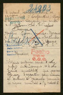 Expediente de Alice Estelle Levilain y Honoré Hanard