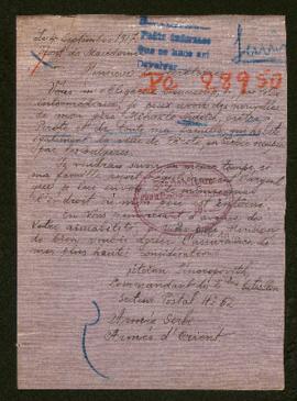 Expediente de Michaïlo Neditch