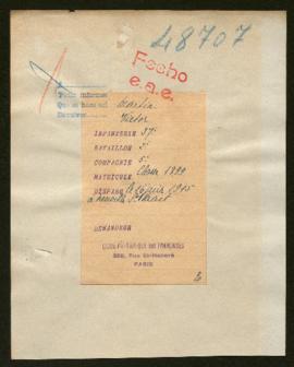 Expediente de Victor Martin