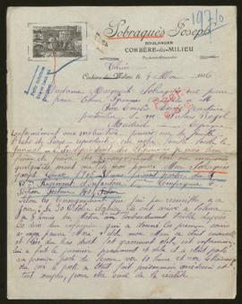 Expediente de Joseph Sobraqués