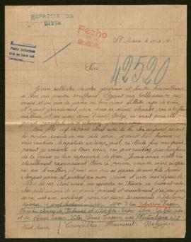 Expediente de la familia André Tassin y de Elisa Charron Tassin