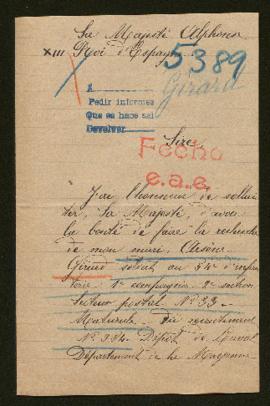Expediente de Arsène Girard