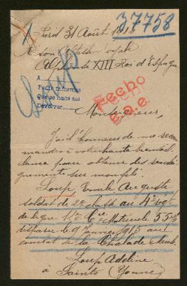 Expediente de Emile Auguste Loup