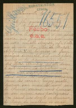 Expediente de Denise Guillaume