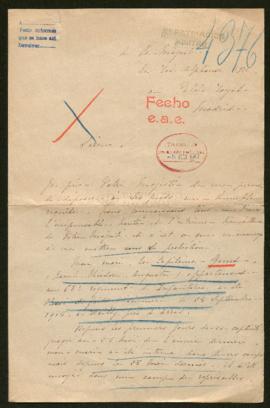 Expediente de Raoul Théodore Auguste Genet