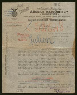 Expediente de Jean Baptiste Julien