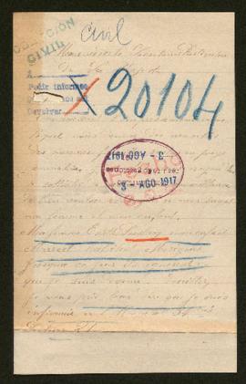 Expediente de la familia de Henri Pasbecq