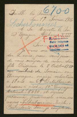 Expediente de Emile Paul Lecherbonnier