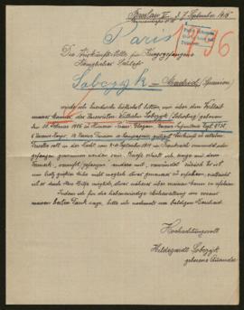 Expediente de Wilhelm Sobczyk