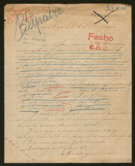 Expediente de la familia Belpaire Bulteel