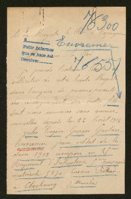 Expediente de Jules Eugène Euvremer