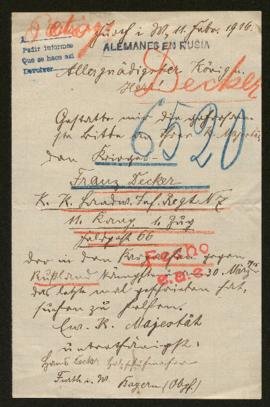 Expediente de Franz Decker