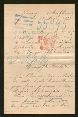 Expediente de Germaine Marquilly Delefolly