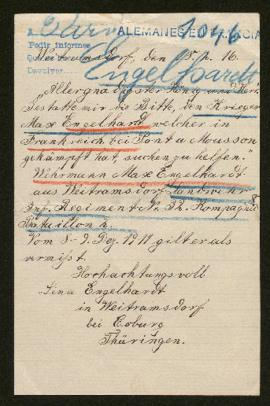 Expediente de Max Engelhardt