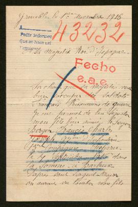 Expediente de Francis Charles Joseph Berger