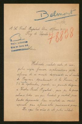 Expediente de Joseph Belmont