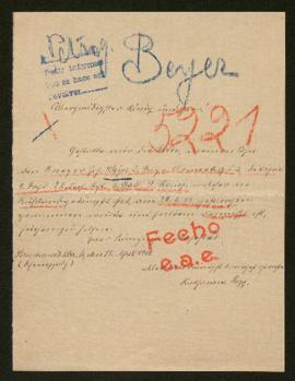 Expediente de Joseph Beyer