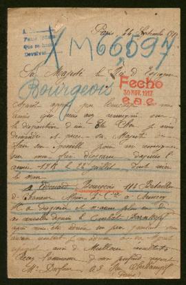 Expediente de Edouard Bourgeois