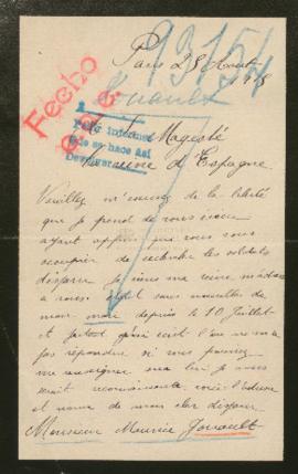 Expediente de Maurice Jouault