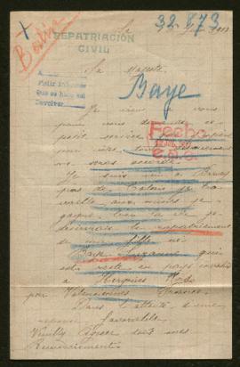 Expediente de Suzanne Baye