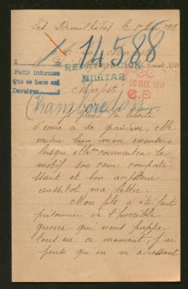 Expediente de Alfred Paul Chamboredon