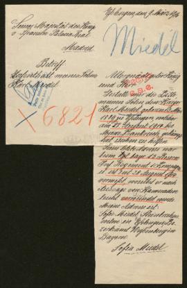 Expediente de Karl Miedel