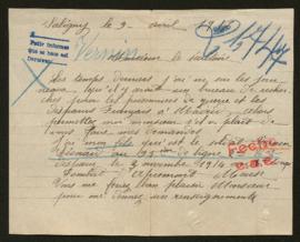 Expediente de Léonard Vernin