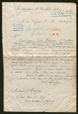 Expediente de Léon Goujon