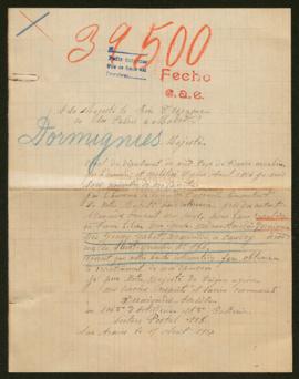 Expediente de Genny Dormignies Gabet