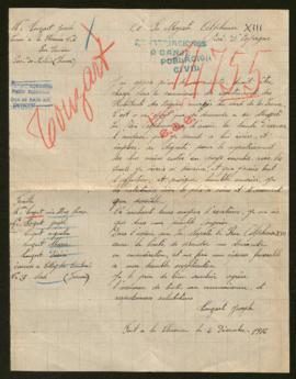 Expediente de la familia Touzart Hocq