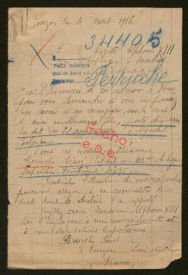 Expediente de Aimé Perruche