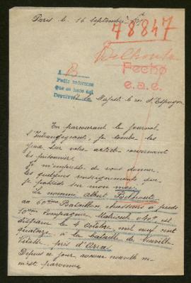 Expediente de Albert Belhoute