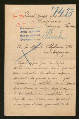 Expediente de Léon Puech