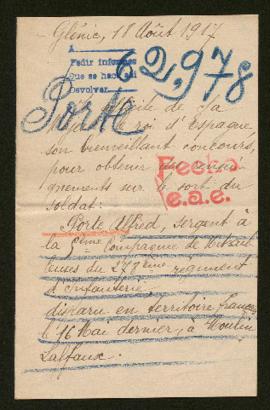 Expediente de Alfred Porte