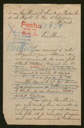 Expediente de Albert Mettier